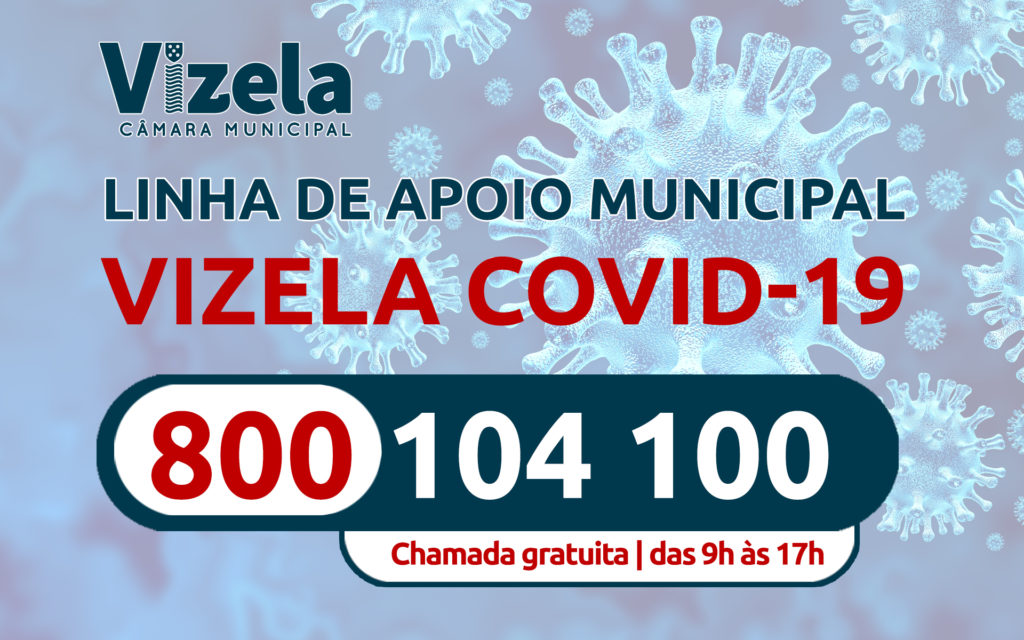 Câmara de Vizela lança linha de apoio municipal Covid-19 – 800 104 100